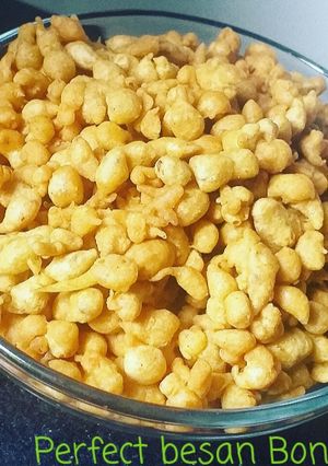 A picture of Perfect besan Boondi.