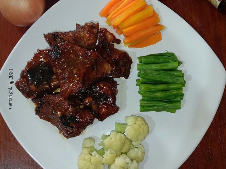  Bagaimana cara bikin Daging sapi bakar yang nagih banget