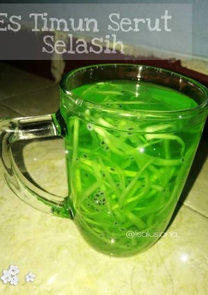 Foto resep 04. Es Timun serut selasih #BikinRamadanBerkesan