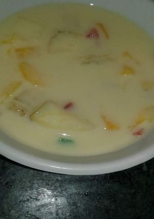 A picture of Fruit pudding.