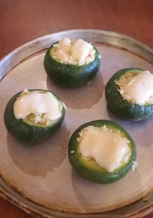 Una foto de Zapallitos rellenos