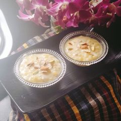 Sago payasam kheer /sabudana kheer A picture of Sago payasam kheer /sabudana kheer.