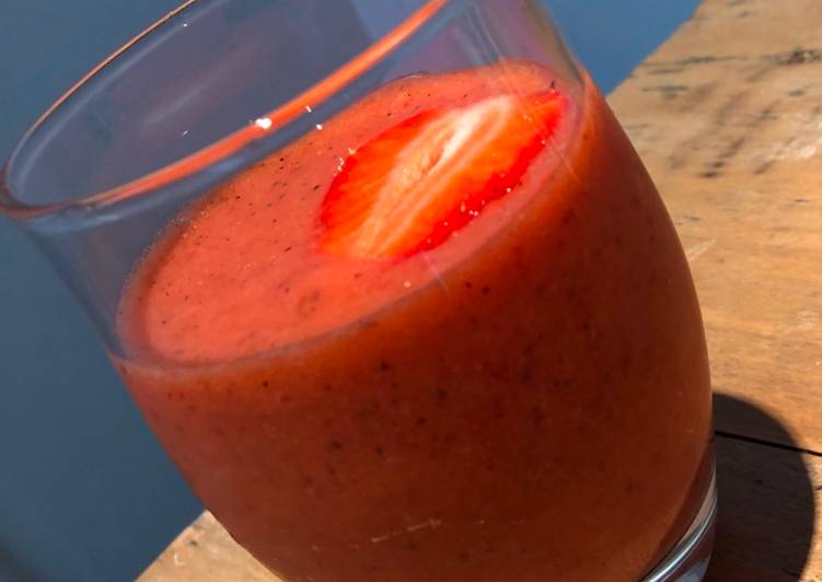 Recipe: Tasty Smoothie fraise-kiwi