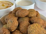 A picture of falafel parsley