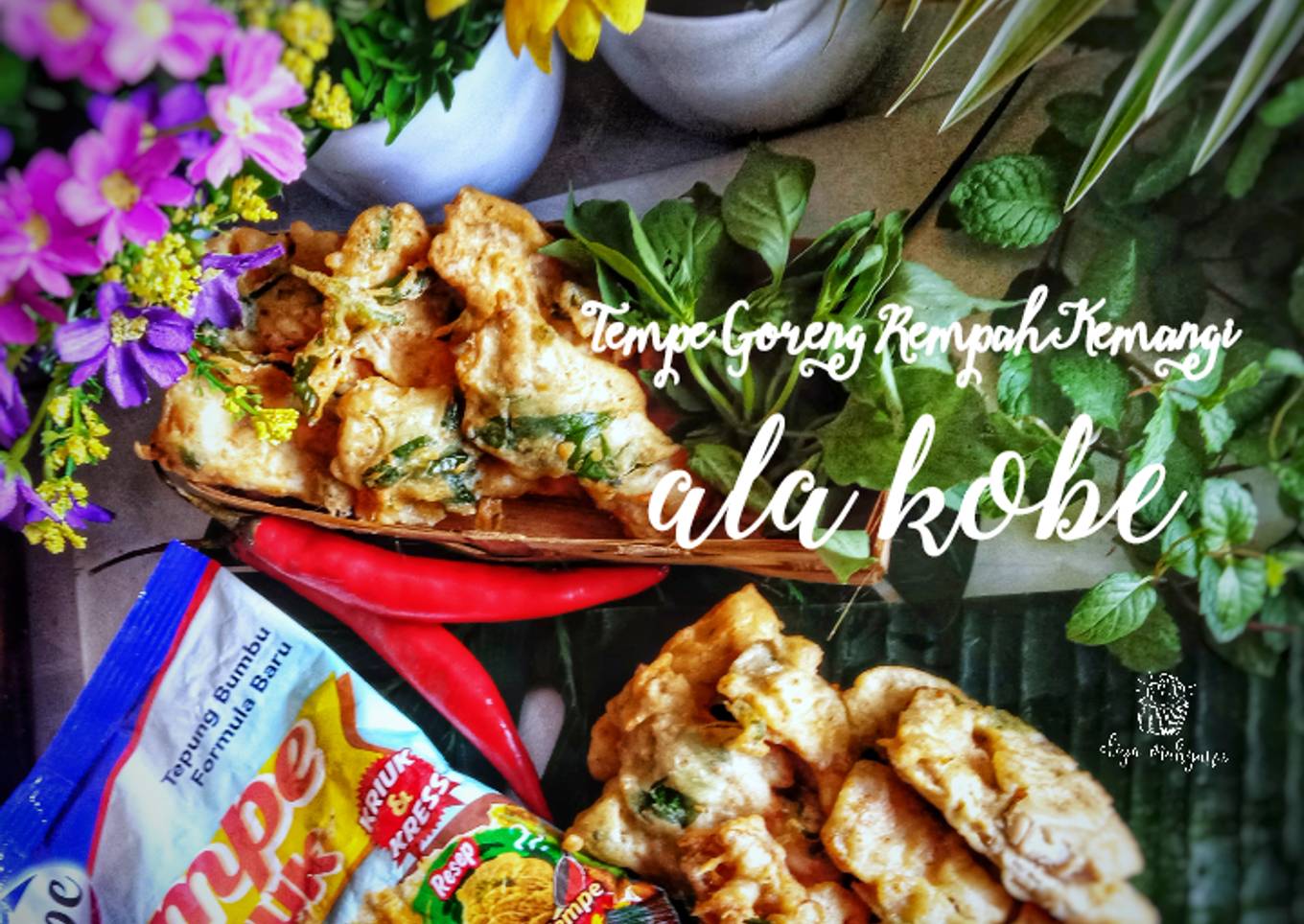 Resep Tempe Goreng Rempah Kemangi ala kobe