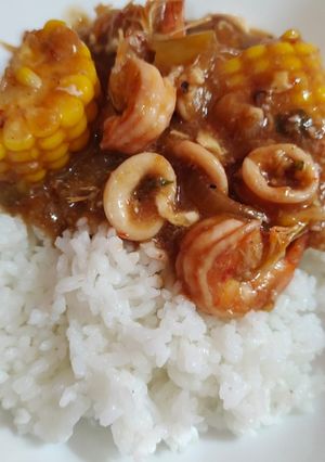 Foto resep Seafood Saus Padang