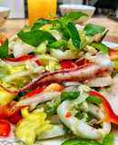 Gỏi mực (sốt trộn ĐB)