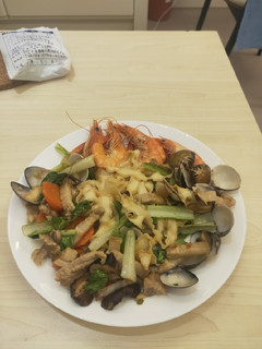 海鮮炒麵 的食譜成品照片