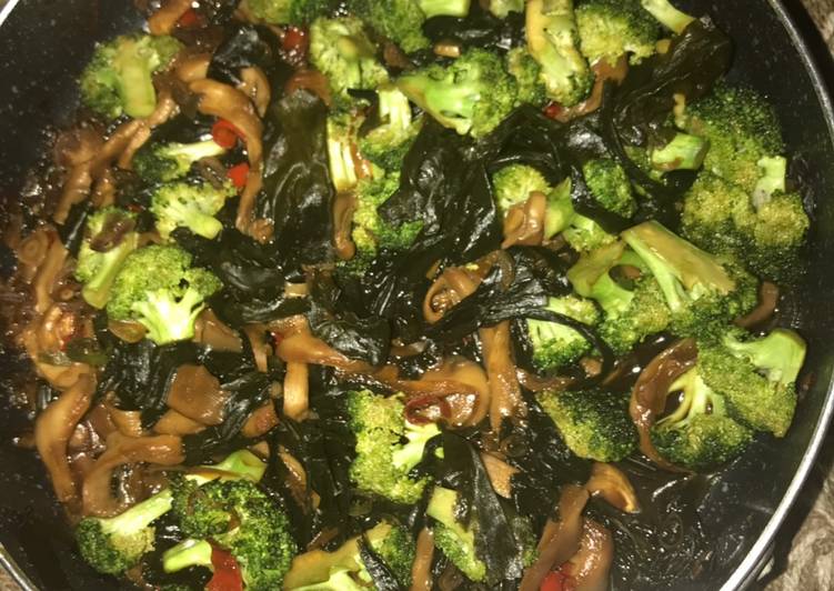 Resep Tumis Wakame Brokoli Jamur yang Sempurna