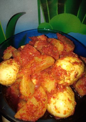Foto resep Telur kentang balado