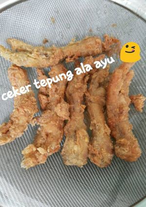 Foto resep Ceker tepung