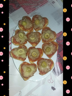 صورة لوصفة بيتزا القلوب ❤❤❤❤❤