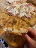 Focaccia a lunga lievitazione con pasta madre