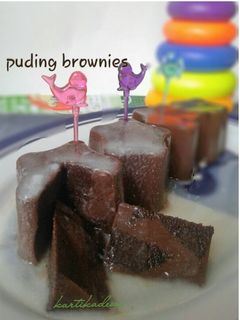 Foto resep Puding brownies