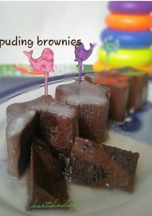 Foto resep Puding brownies