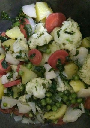 A picture of Mix vegitable.
