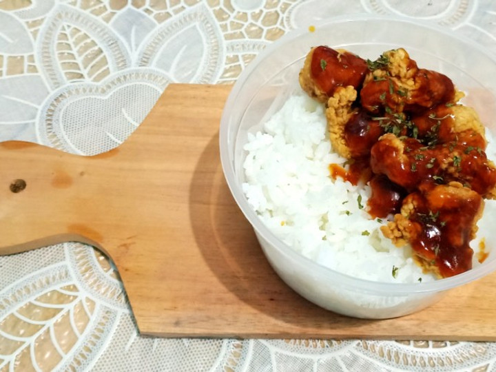 Bagaimana Menyiapkan Chicken BBQ Rice Bowl Anti Gagal