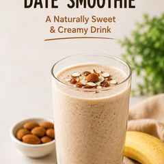 Date Smoothie Recipe: A Naturally Sweet and Creamy Drink A picture of Date Smoothie Recipe: A Naturally Sweet and Creamy Drink.