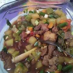 รูปของ Asem-asem Daging Buncis Wortel