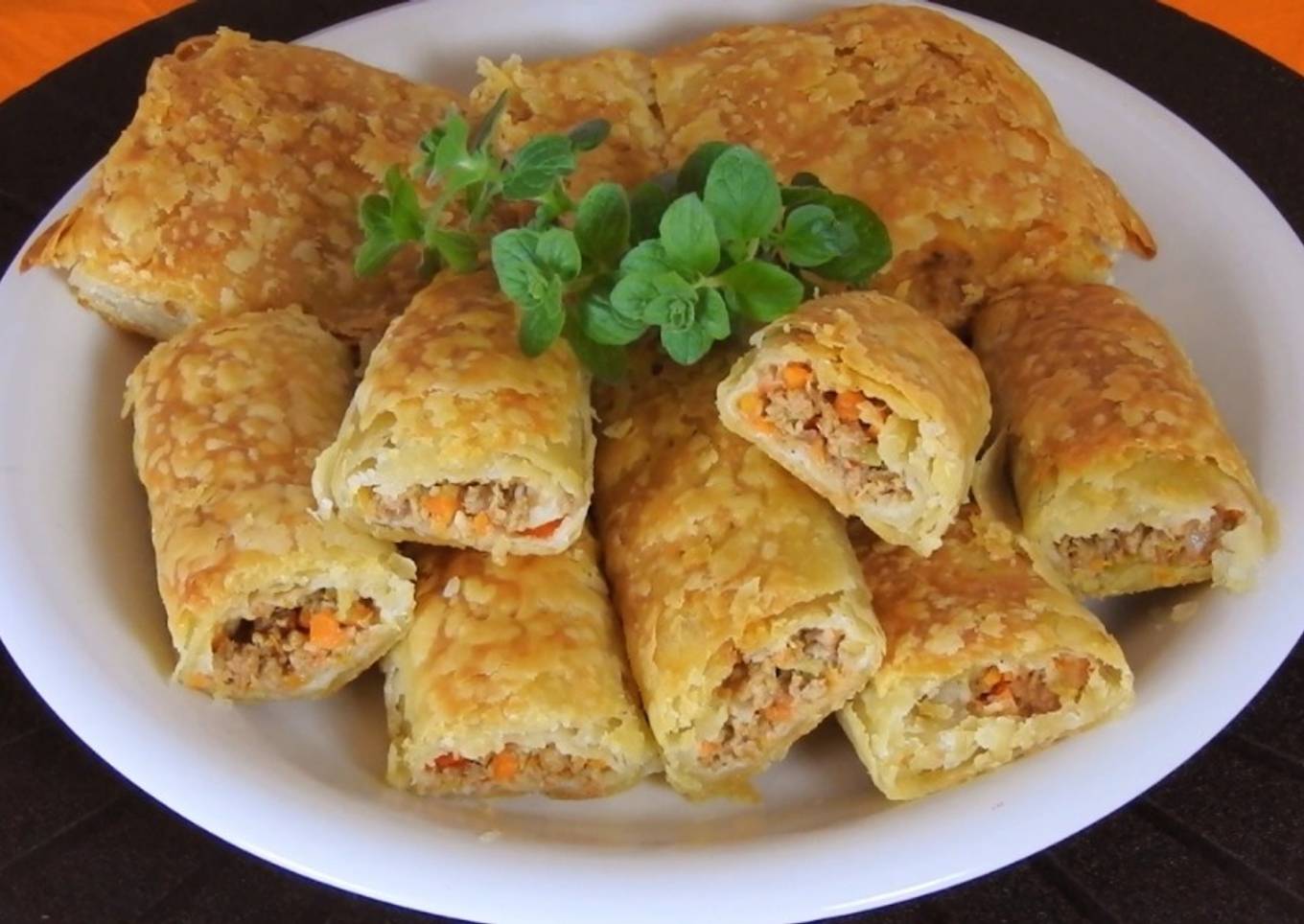 Ground Beef & Veggie Pies with Flaky Pastry