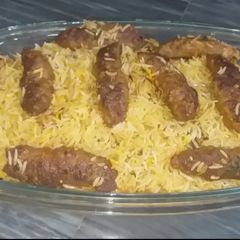 Seekh kabab briyani A picture of Seekh kabab briyani.