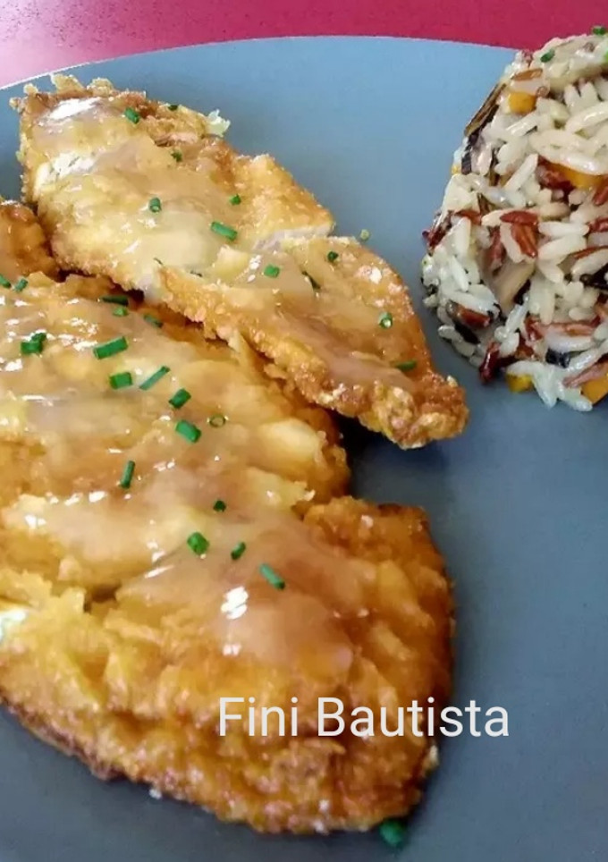 Una foto de Pechugas de pollo al limón