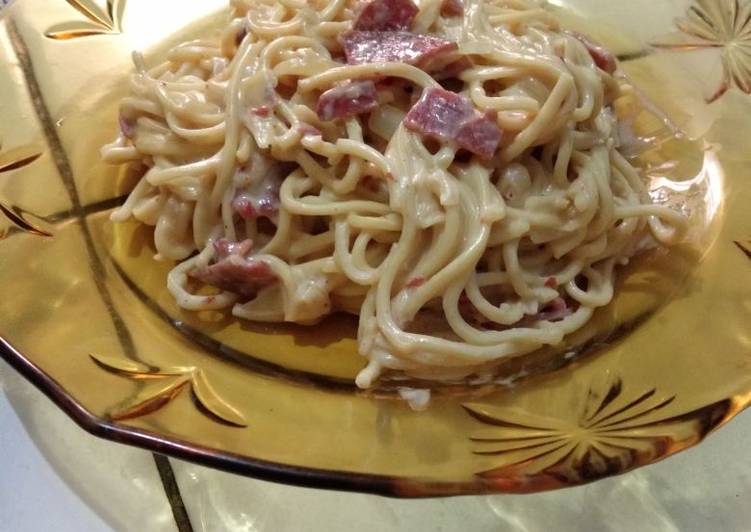 Carbonara simple dan murah