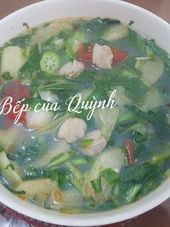 Hình của món Canh chua nghêu.