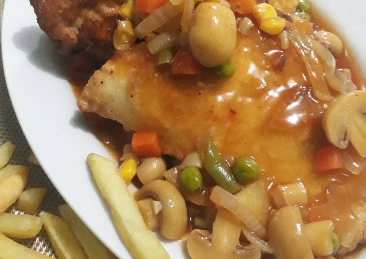 Resep Chicken Steak, Lezat Sekali