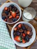 Mini Dollar Choco Oat Pancake