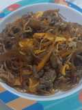 Japchae korean food