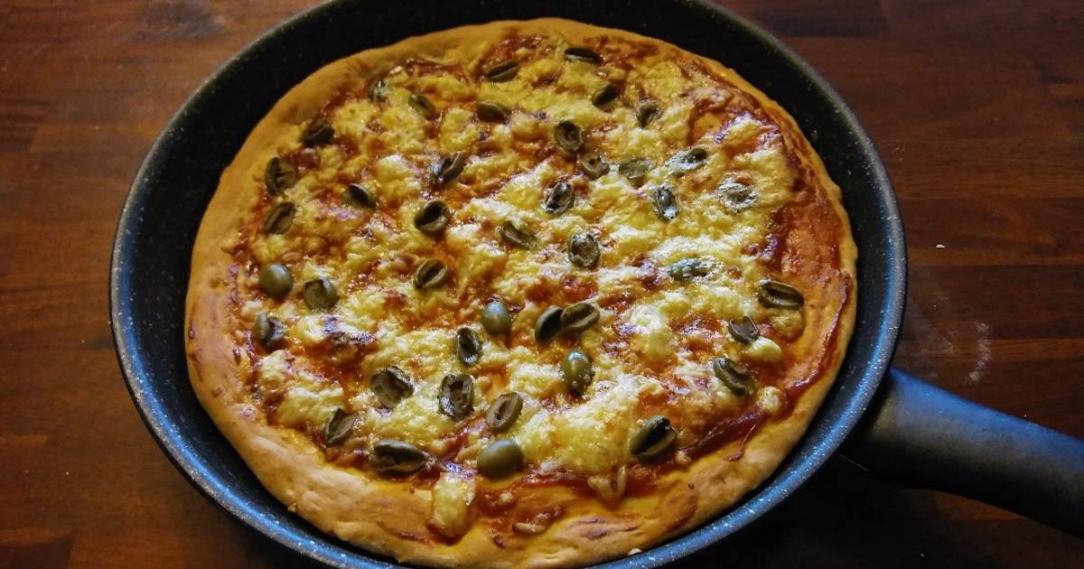 Resep Pizza Oven (Tanpa Telur, Hasilnya Lembut Dan Mantab ☺) Oleh Bunda