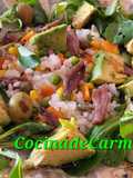 Ensalada de colores y sabores con arroz