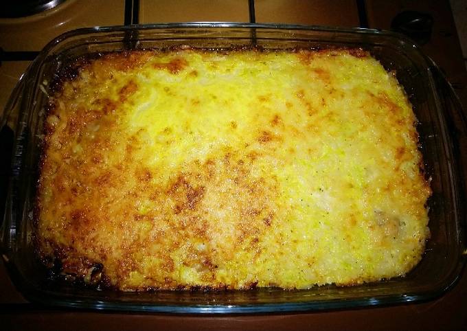 Le moyen le plus simple de Préparer Savoureux Gratin de courgettes avec
du riz