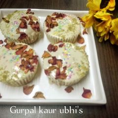 A picture of Harvest Bloom Muffins { For Baisakhi, Easter Sunday & April fool's day}.