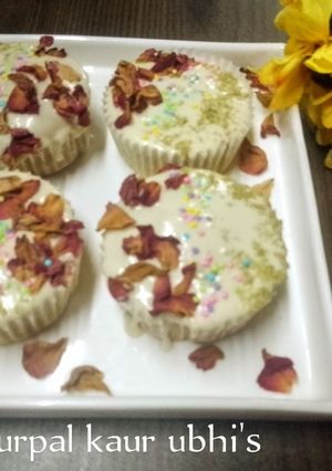 A picture of Harvest Bloom Muffins { For Baisakhi, Easter Sunday & April fool's day}.