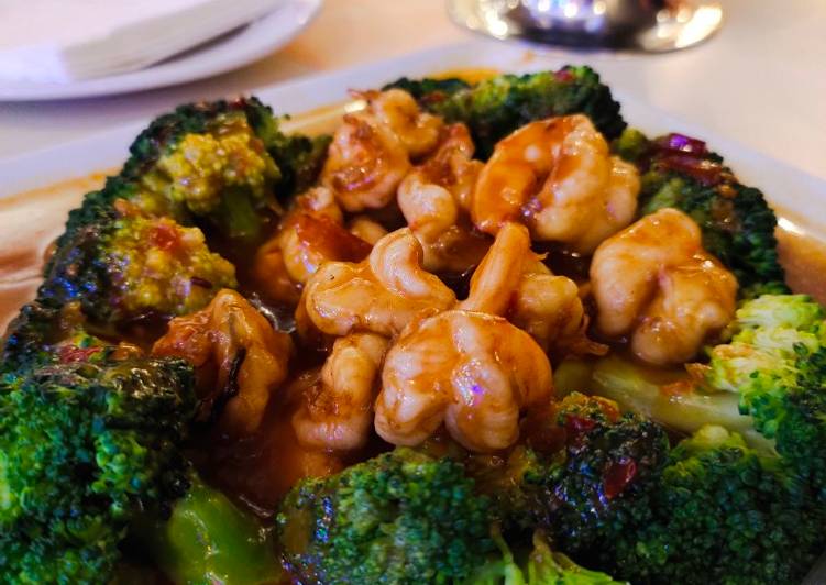 Bagaimana Menyiapkan Brokoli udang 🥦, Enak