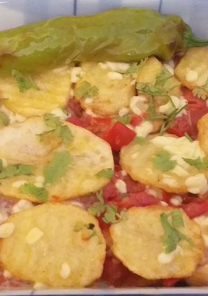 صورة لوصفة غراتان بالخضر 🥒🥔🌶🥒🥔🌶 😋👌