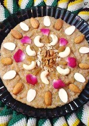 A picture of Oats Halwa.