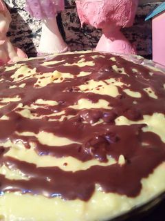 صورة لوصفة كيك الكاسترد