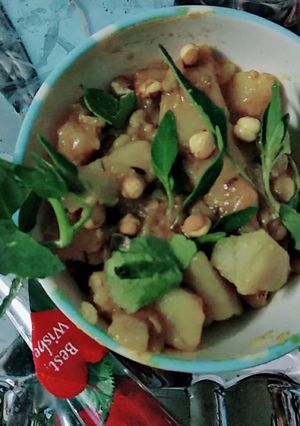 A picture of Aloo veg.