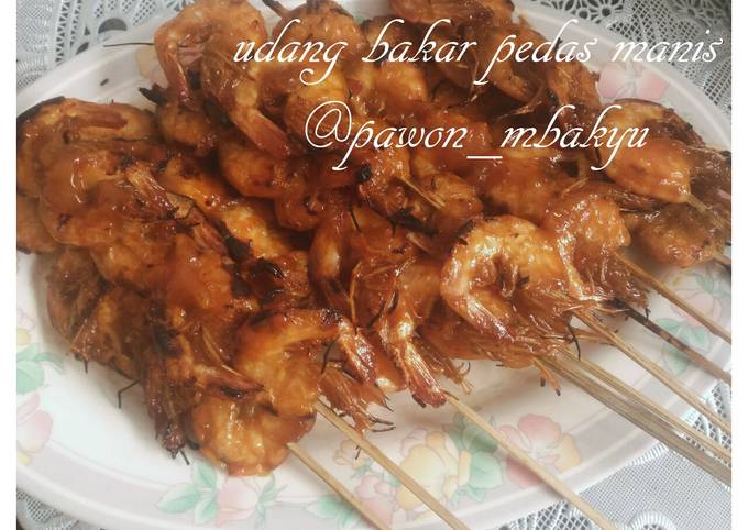 Udang Bakar Pedas Manis