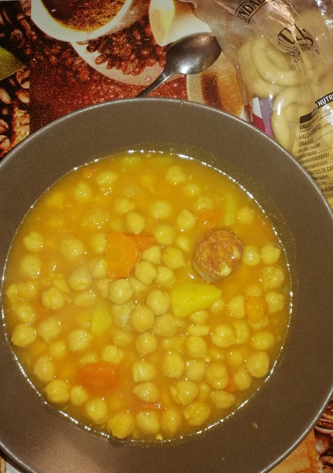 Una foto de Potaje de garbanzos
