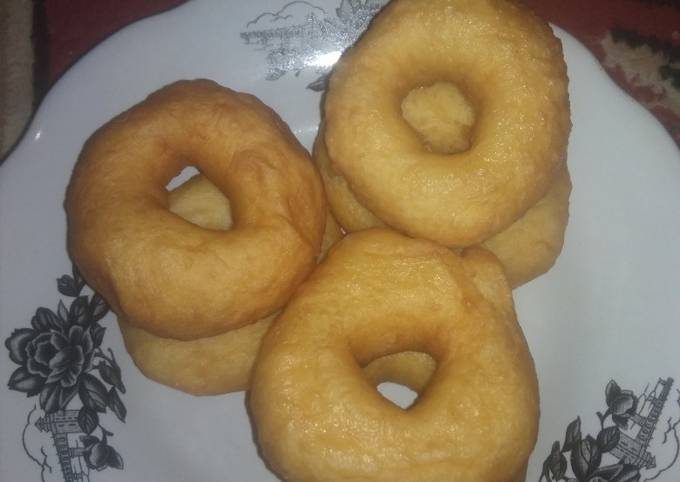 Donat lembut tanpa kentang