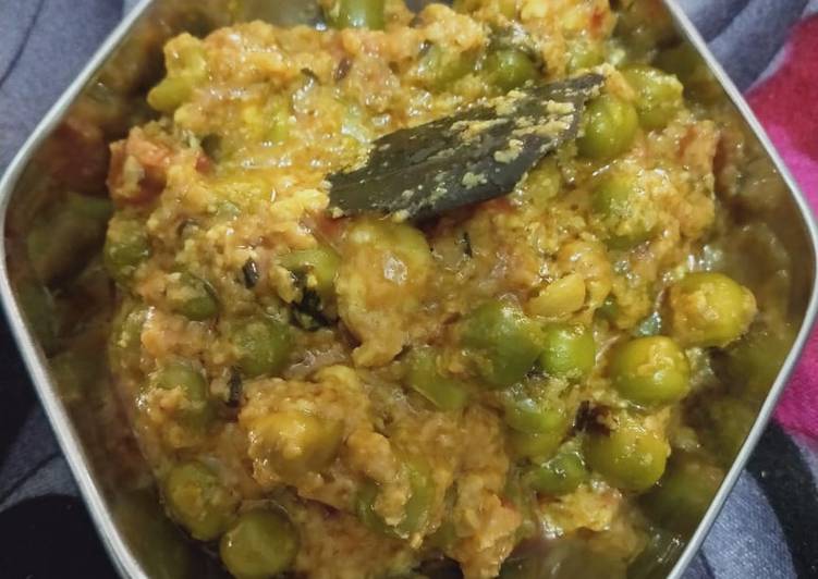Dry matar paneer