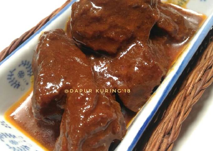 Semur daging pedas