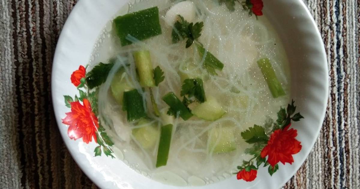 Resep Sop Timun Bakso Ikan Oleh Desi Dresviana Ig Chici Desi Cookpad