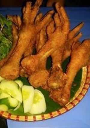 Hình của món Chân gà chiên giòn.