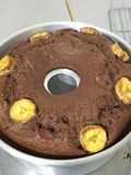 Bolu Pisang Coklat Panggang (No Mixer)