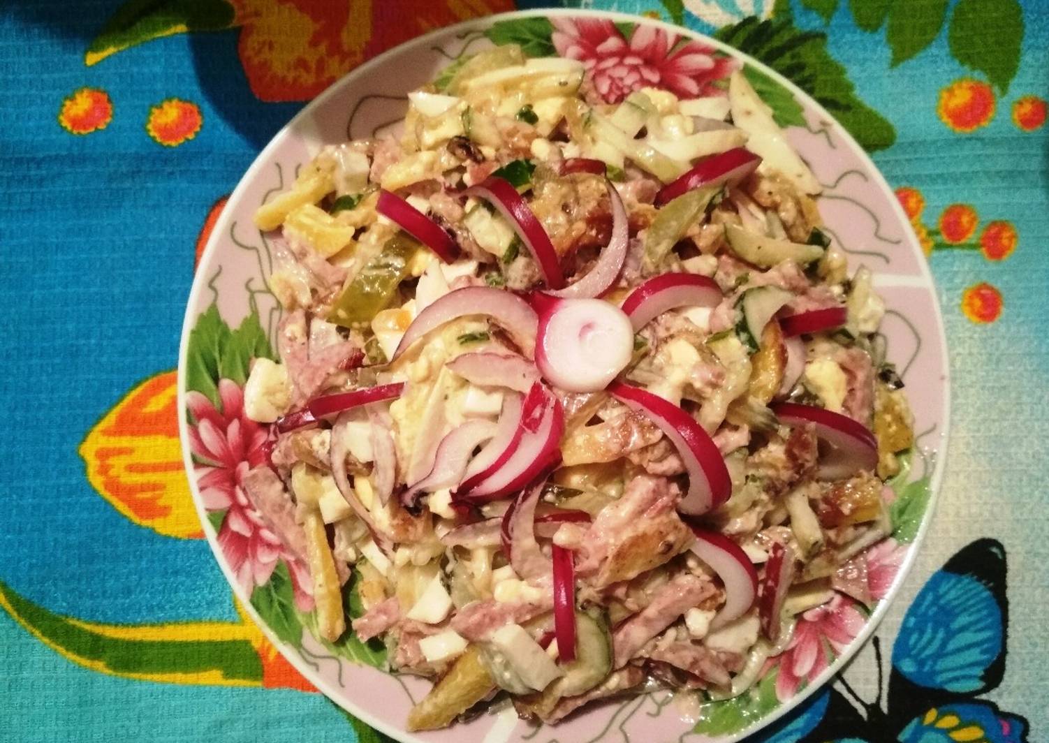 Салат осенний вальс рецепт с фото пошагово